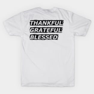 Thankful Grateful blessed T-Shirt